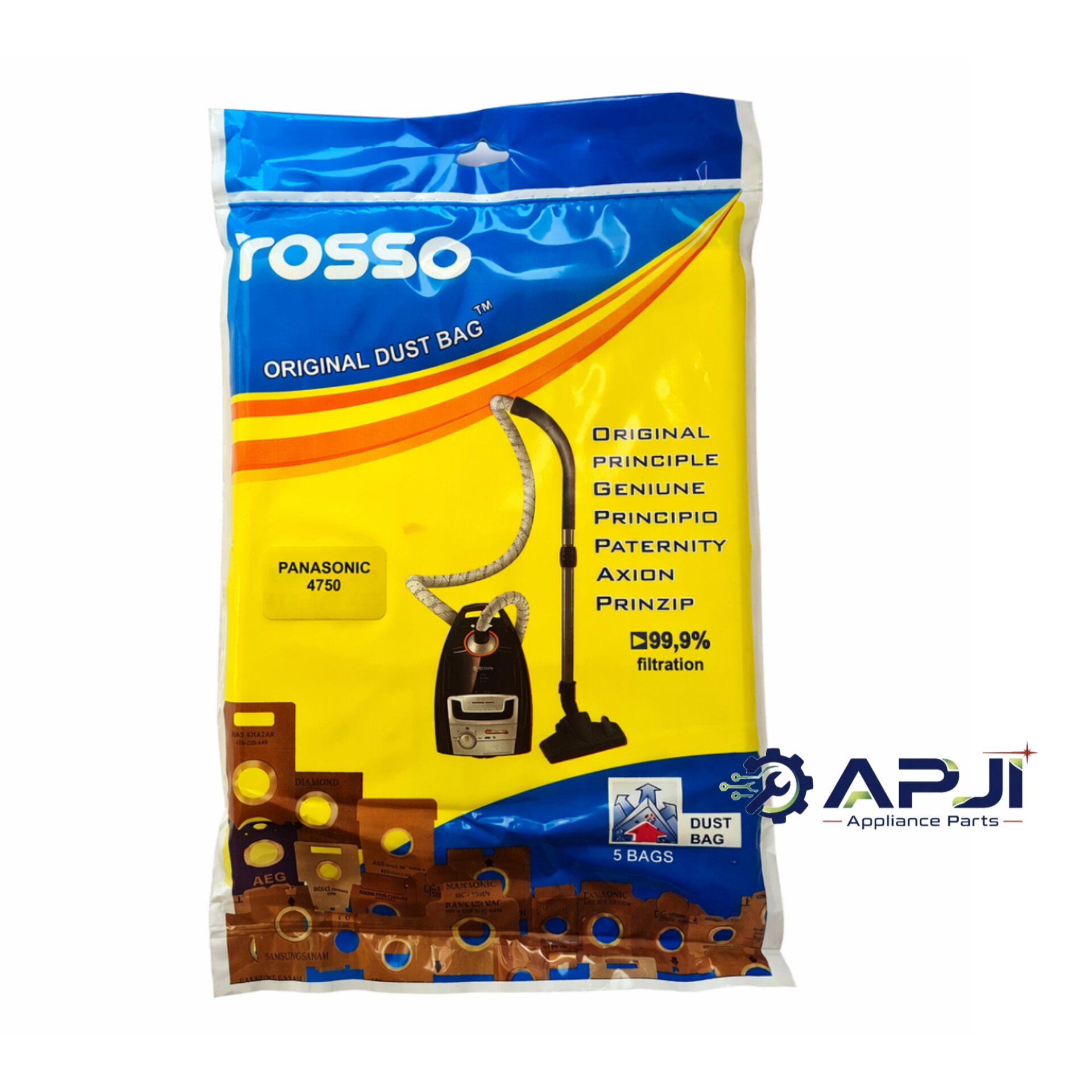 پاکت کاغذی جاروبرقی پاناسونیک برند Rosso