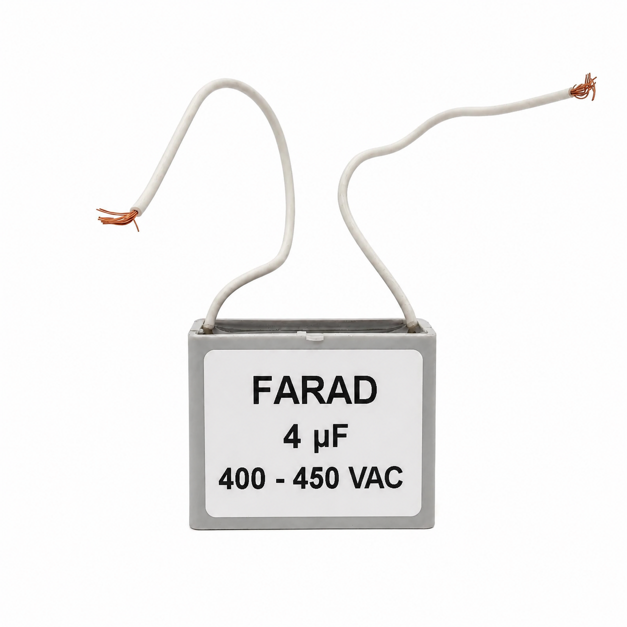 خازن 4 میکروفاراد ( خازن کتابی )